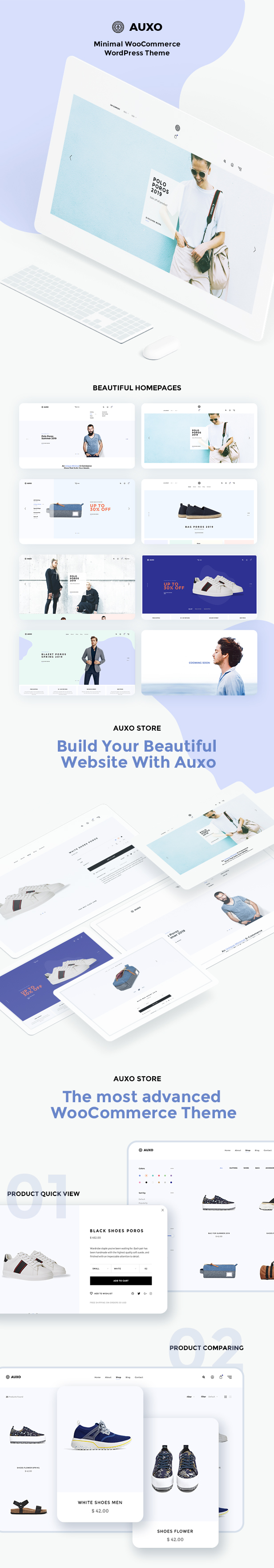 Auxo – Minimal WooCommerce Shopping WordPress Theme - 9