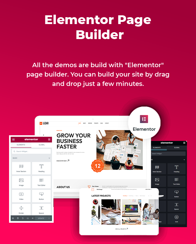 Elementor Builder Available