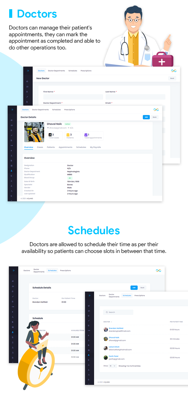 HMS - Laravel Hospital Management System - Appointment Booking