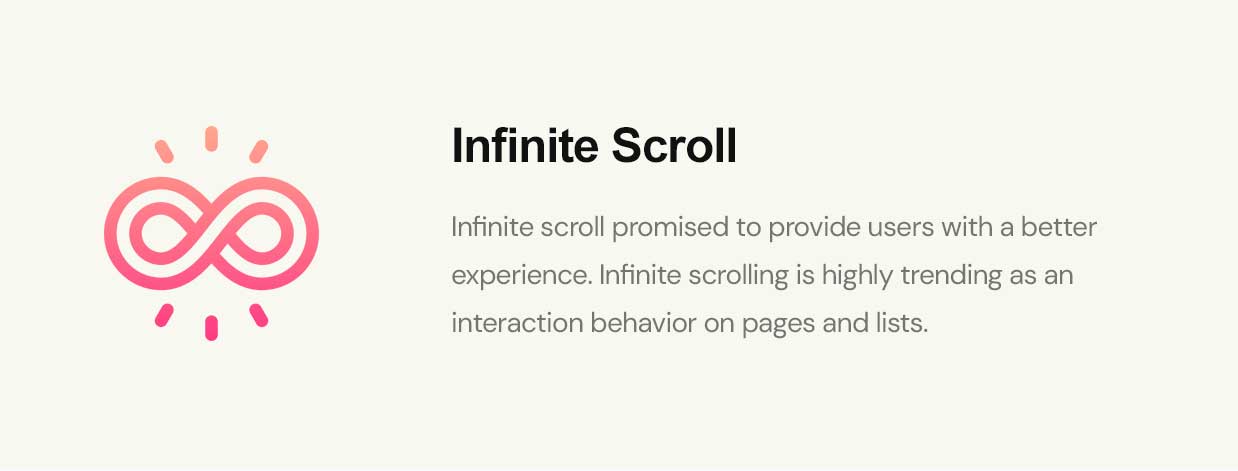 infinite scroll