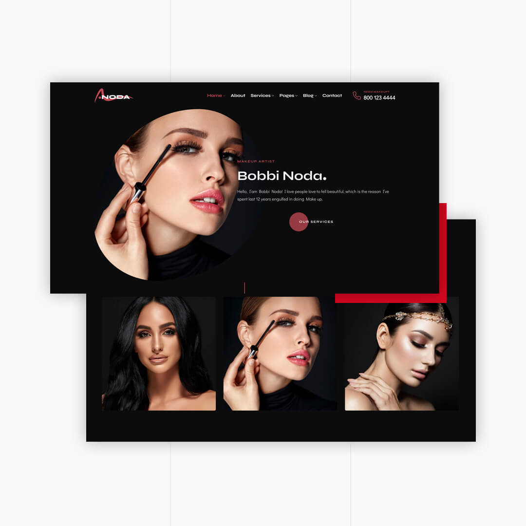 Noda - Makeup Artist, Model & Beauty Template