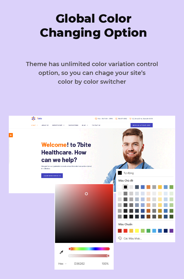 Global Colors Option Available