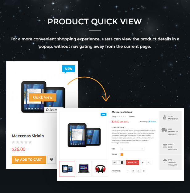 Market - Responsive Multipurpose Prestashop Theme - Quickview