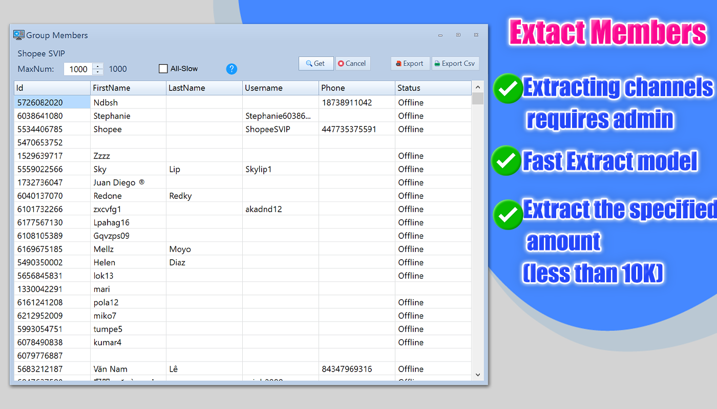 Telegram Marketing Tools-Scraper/Extract/Add/Search/Invite Member 3.3.3 #Telegram Bulk Sender #Telegram Scraping #Telegram Data Extraction #Telegram Member Extractor