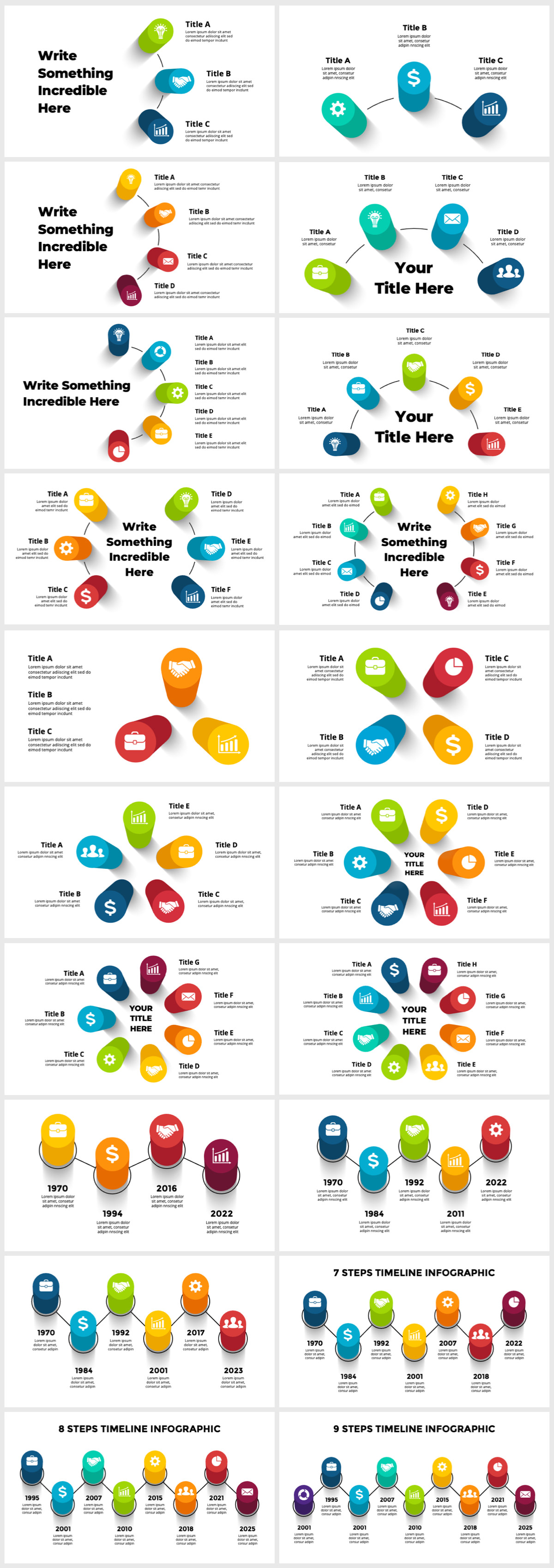 Wowly - 3500 Infographics & Presentation Templates! Updated! PowerPoint Canva Figma Sketch Ai Psd. - 152