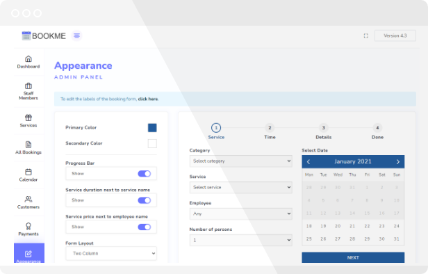 appointment booking process