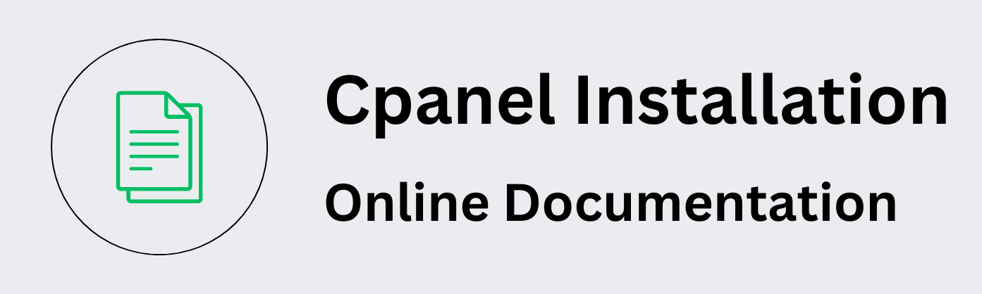 Cpanel Installation Guide of OS-PRO