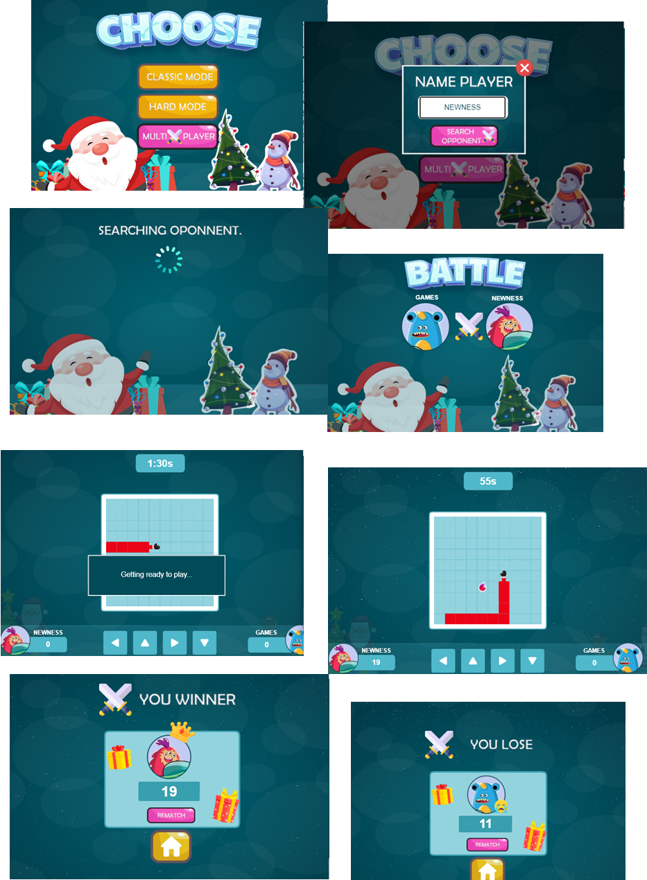 Snaklaus Multiplayer (Firebase) - HTML5 Game (C3) by NewnessGames |  CodeCanyon