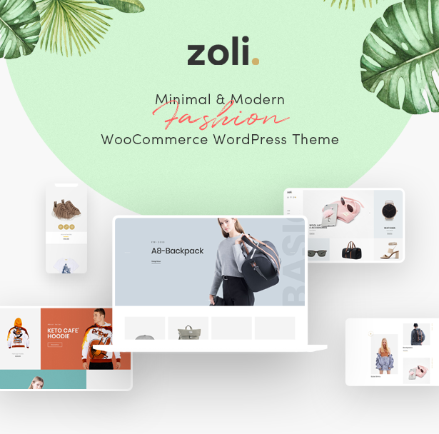 Zoli - Minimal & Modern Fashion WooCommerce WordPress Theme