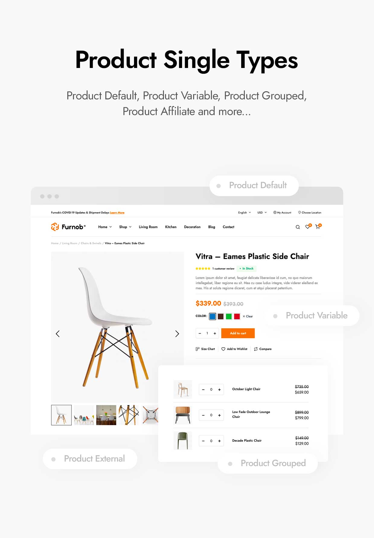 Furnob - Furniture Store WooCommerce Theme - 17