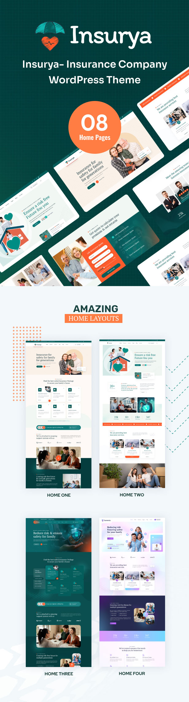 Insurya - Insurance WordPress Theme - 5