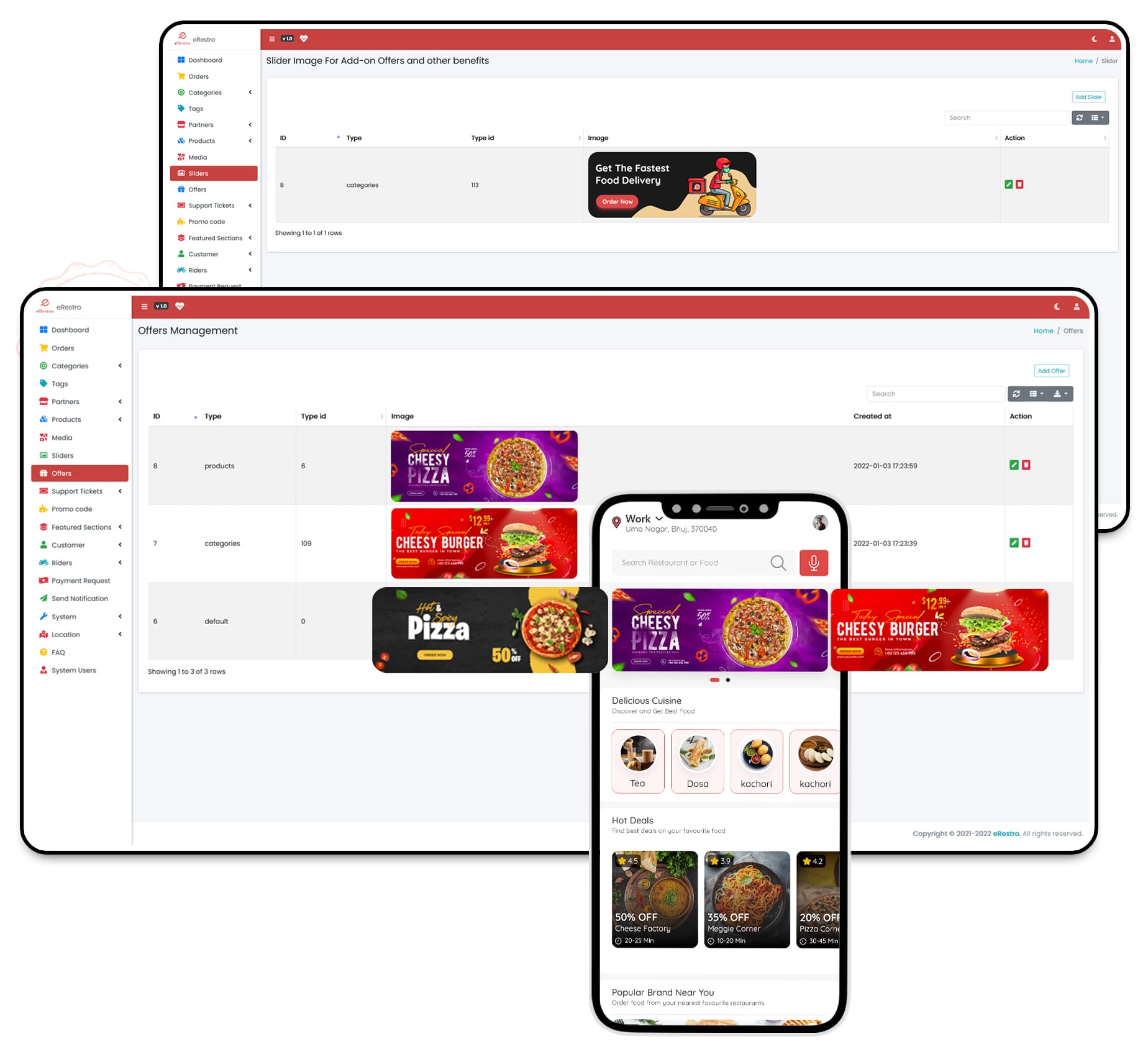 eRestro - Multi Restaurant Flutter App | Food Ordering App with Admin Panel & Restaurant Panel - 32
