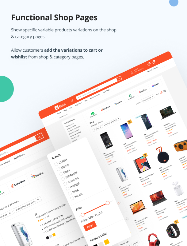 Besa - Elementor Marketplace WooCommerce Theme - 16