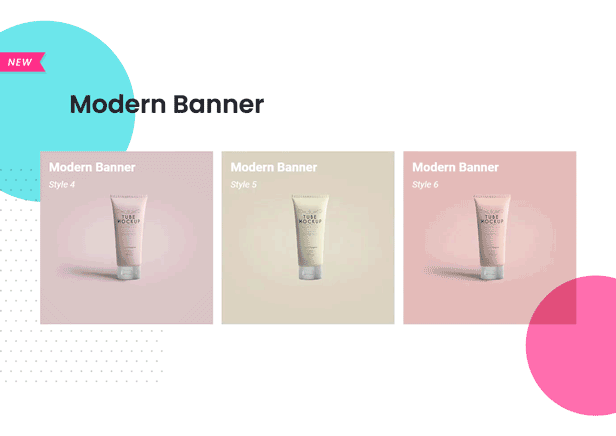 Modern banner- new feature