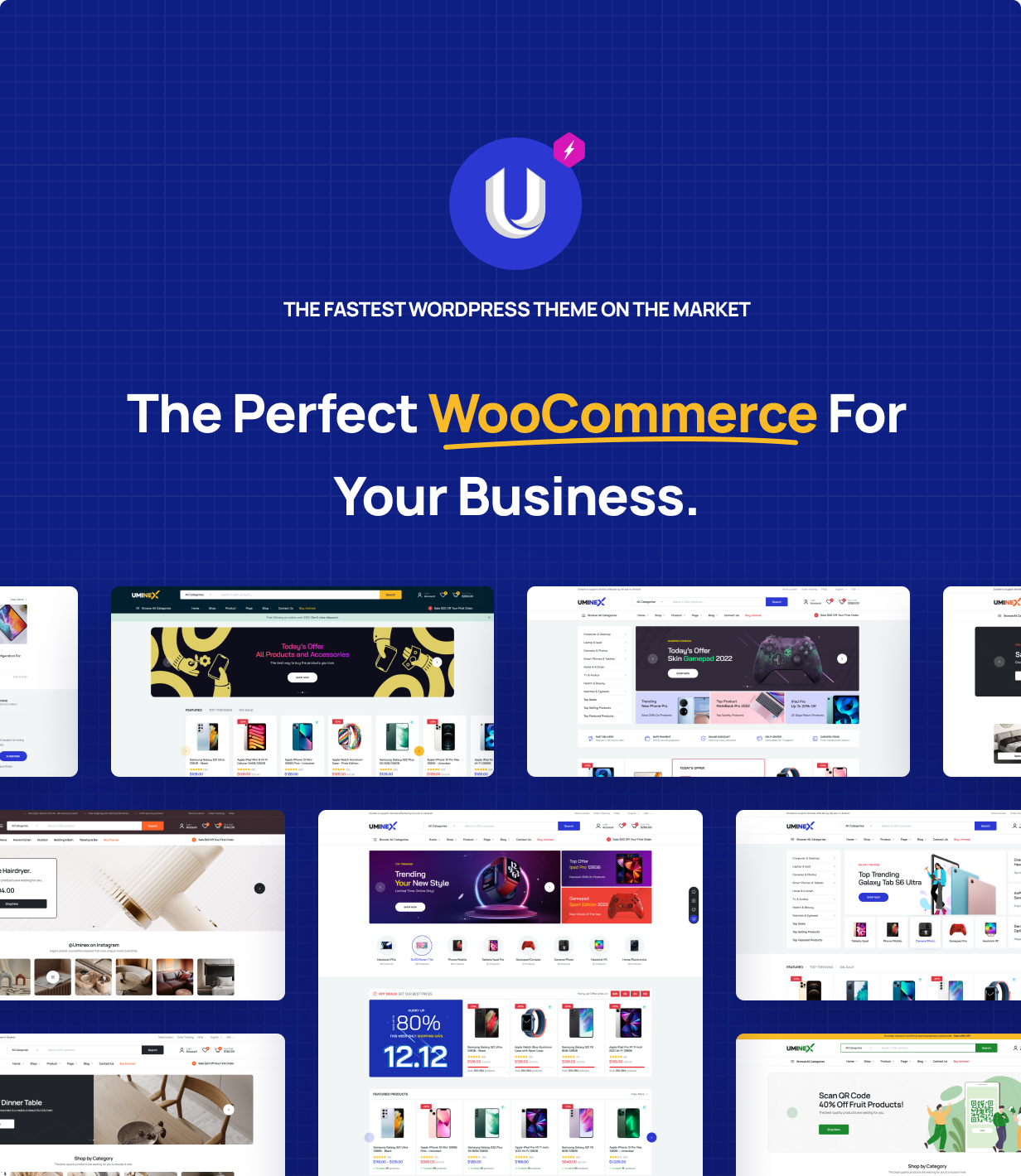 Uminex - Multipurpose WooCommerce Theme - 1