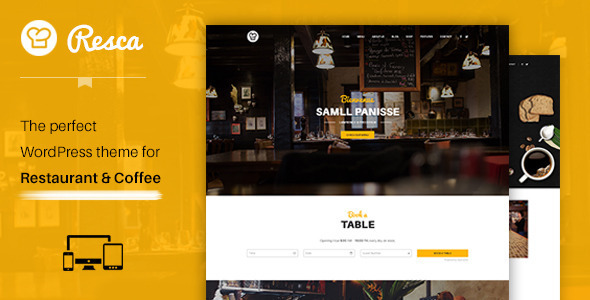 WordPress Restaurant theme - Resca