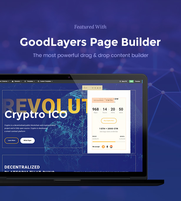 Cryptro - Cryptocurrency, Blockchain , Bitcoin & Financial Technology WordPress Theme - 5