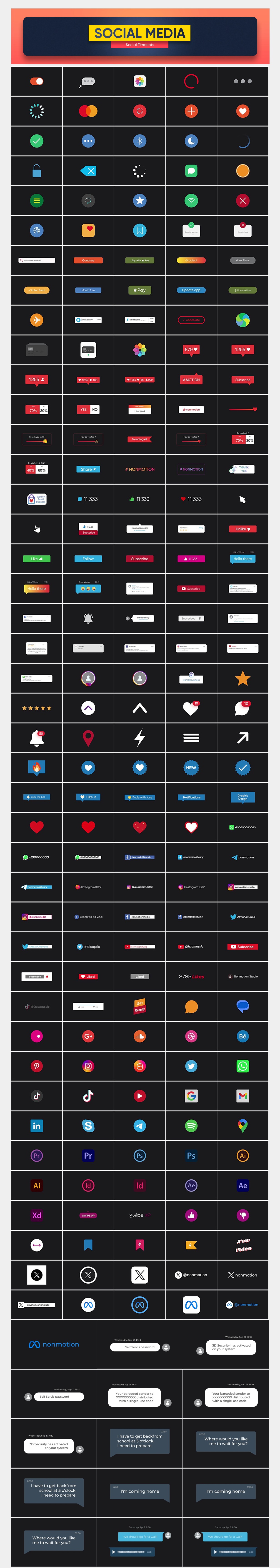 Nonmotion Graphics Library | Extension for After Effects - 8