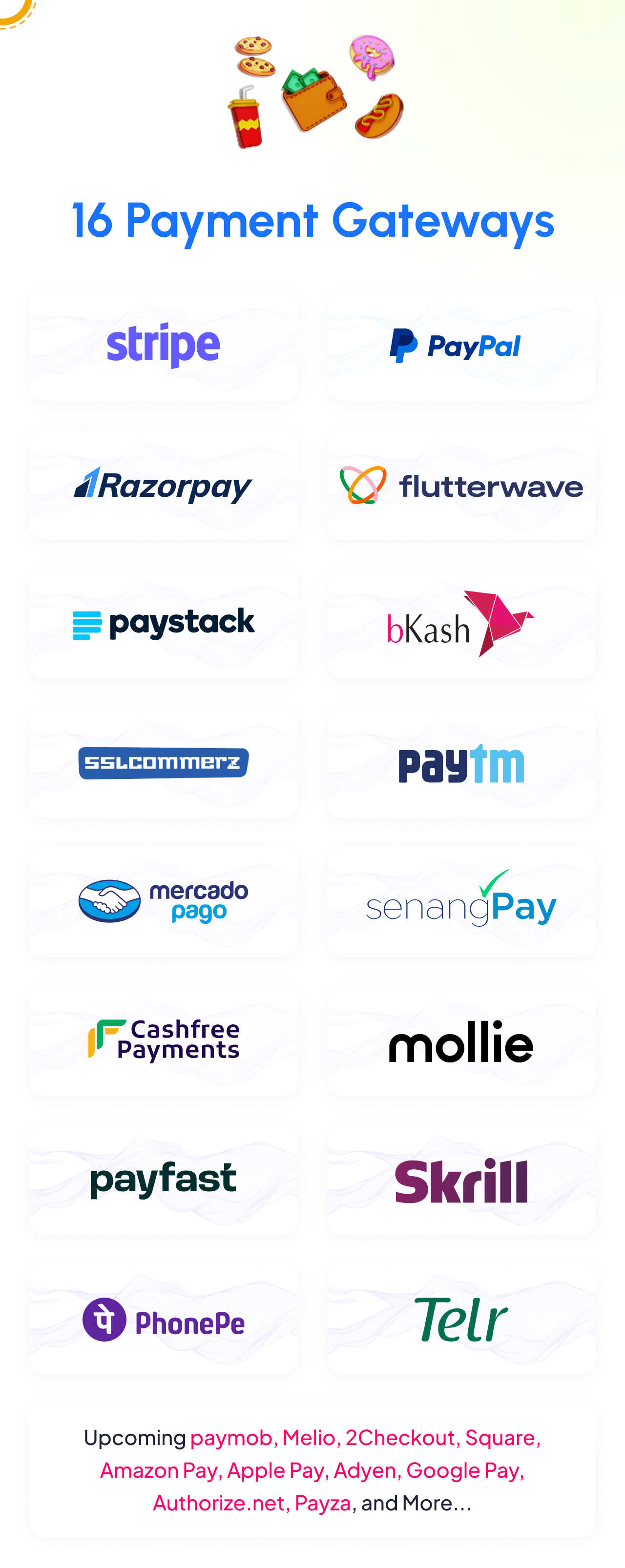 16 payment gateway, 