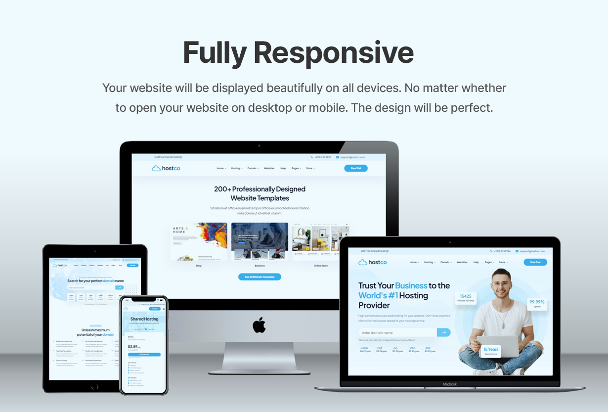 Hostco - Hosting Service WordPress Theme - 5