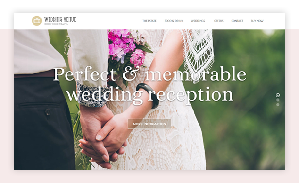 Wedding Venue WordPress Theme