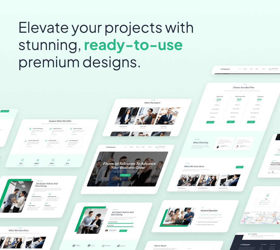 Financerr – Business & Finance FSE WordPress Theme - 5