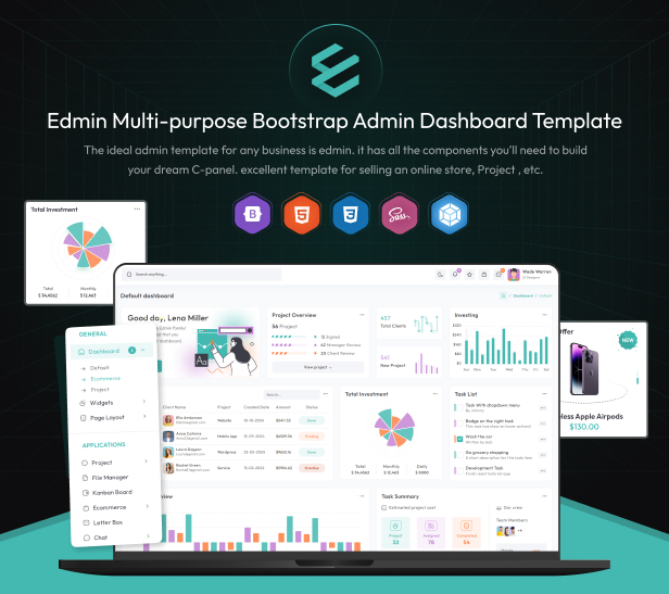 Edmin Admin Dashboard theme