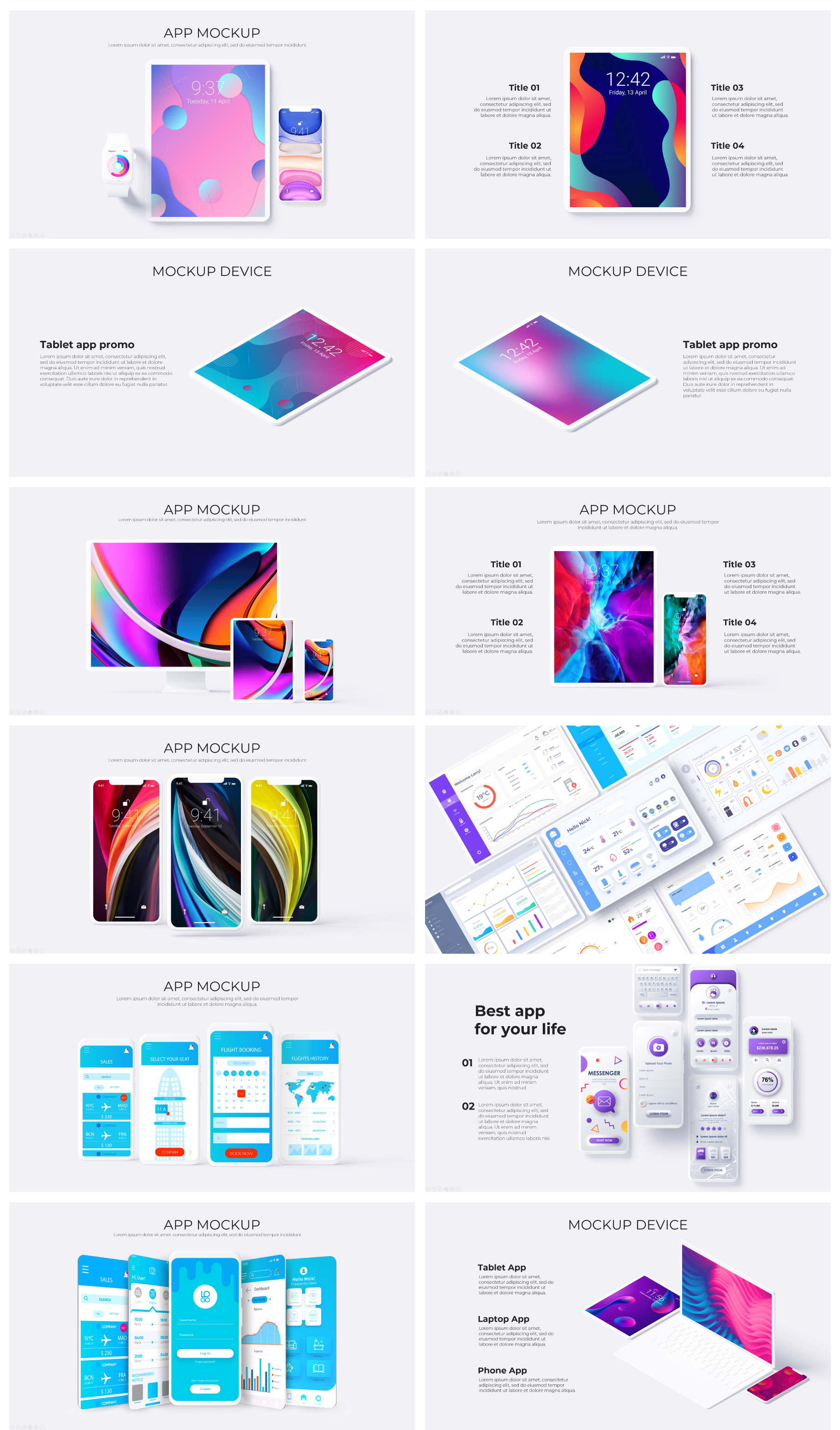 Multipurpose Infographics PowerPoint Templates v.5.2 - 125