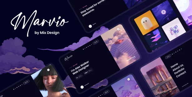 Mavio - Coming Soon & Portfolio Template