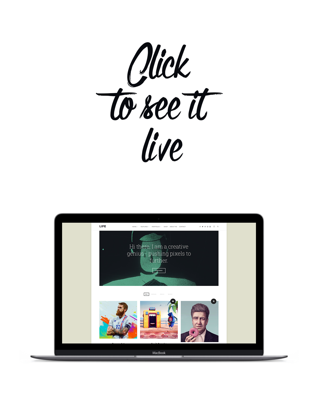 Life - Boxed Portfolio WordPress Theme