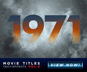 MOVIE TITLES - Vol.10 | Text-Effects/Mockups | Template-Pack - 6
