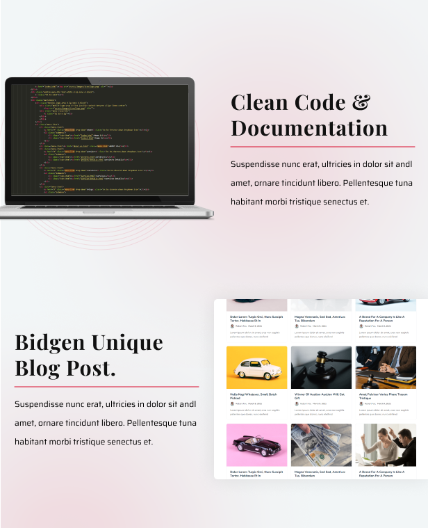 Auction and Bid Template