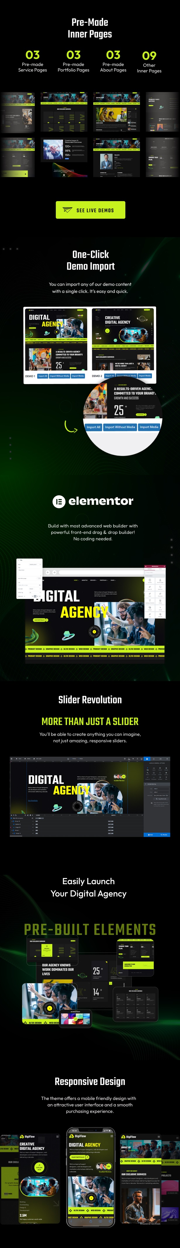 DigiFlow - Digital Agency WordPress Theme - 4