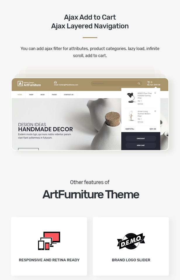 Artfurniture - Furniture Theme for WooCommerce WordPress