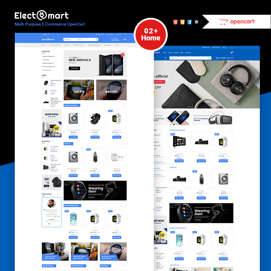 Electromart - ecommerce opencart theme - 3