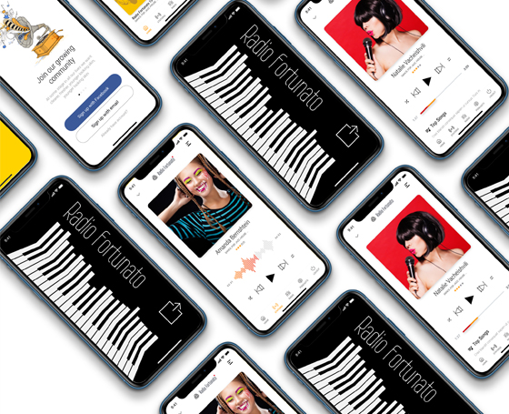 Fortunato - Radio PWA & HTML Mobile Applications - 1