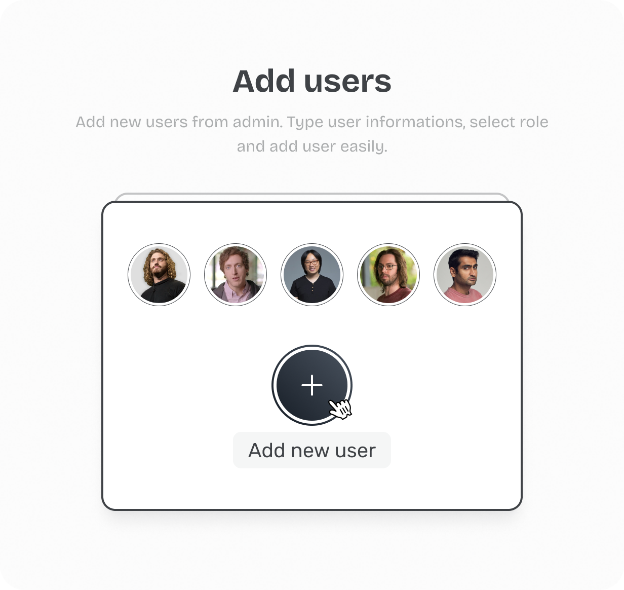 Add new users @heyaikeedo #aikeedo