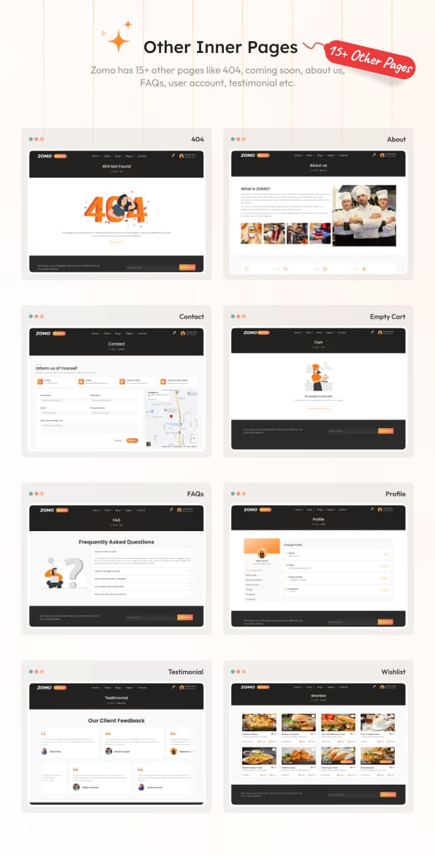 Zomo – Online Food Delivery Html Template