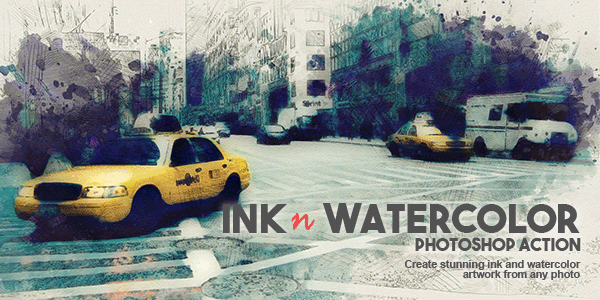 ink n watercolor