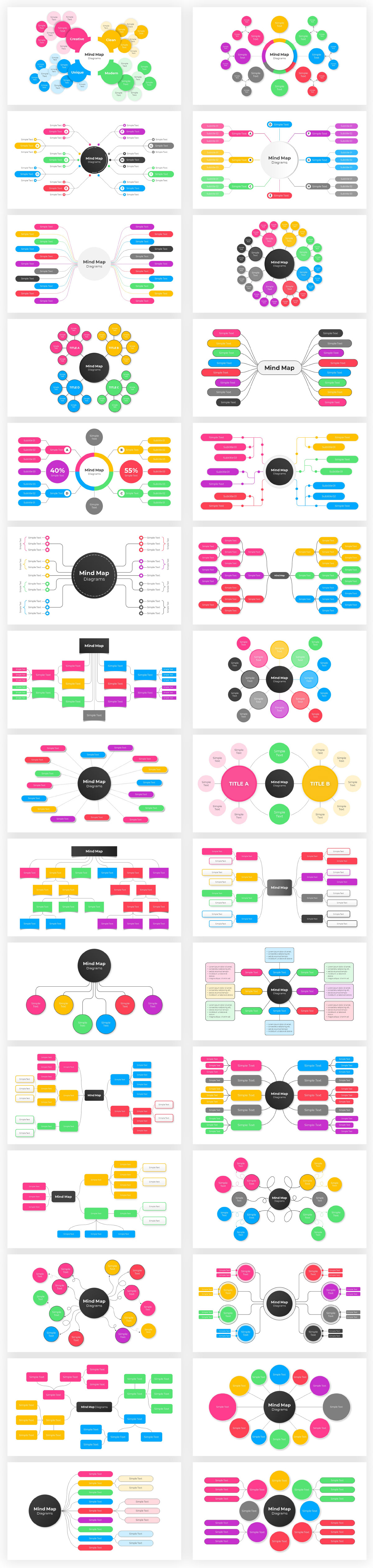 Infographics Complete Bundle PowerPoint Templates - 110