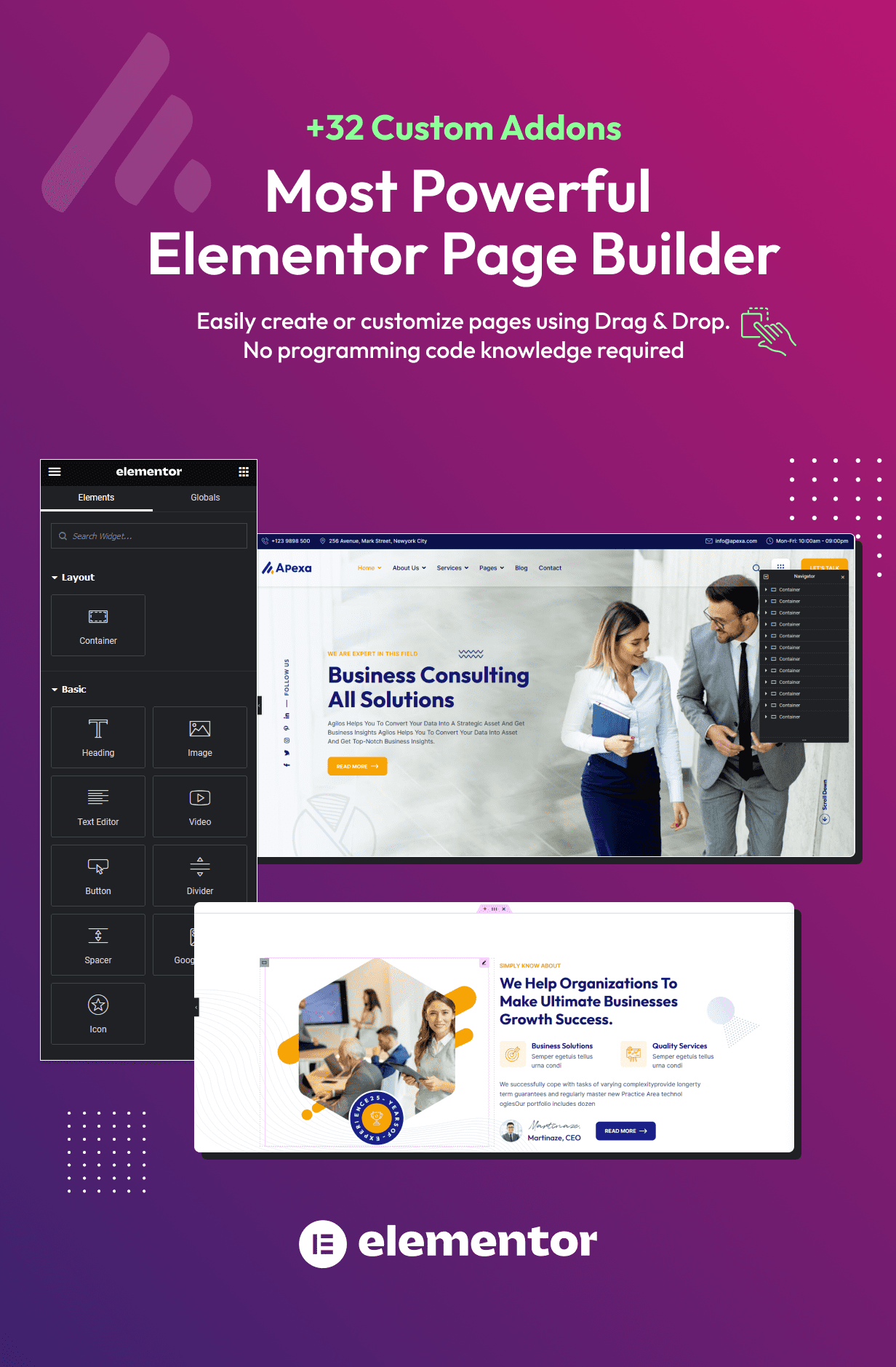 Apexa - Multipurpose Business Consulting WordPress Theme - 9