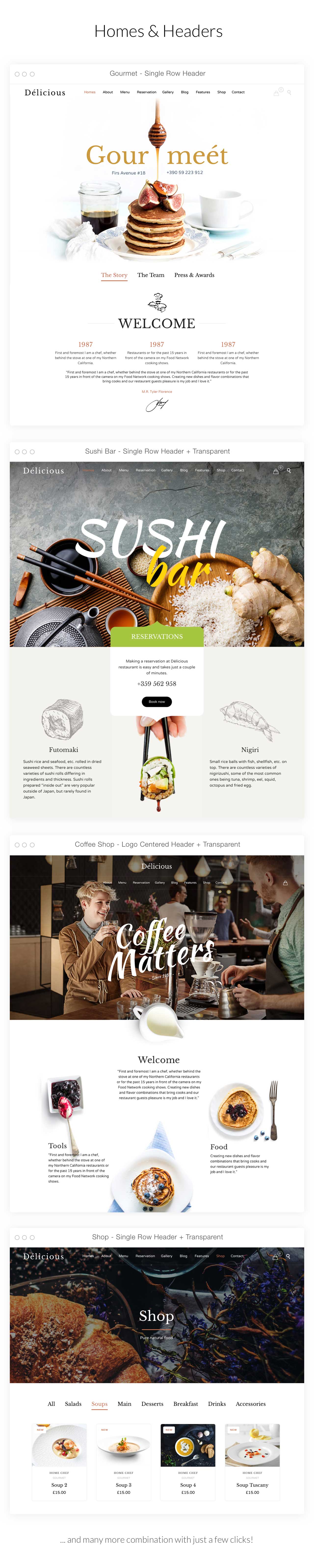 Restaurant Cafe By Vamtam Themeforest