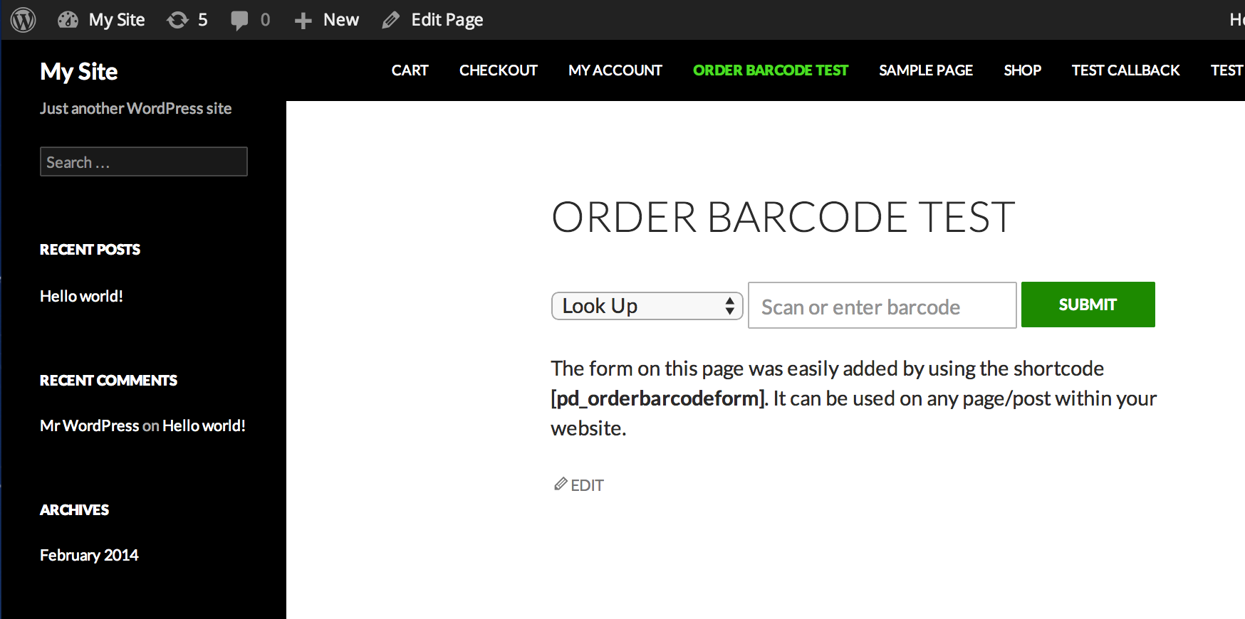 Order Barcodes for WooCommerce - 4