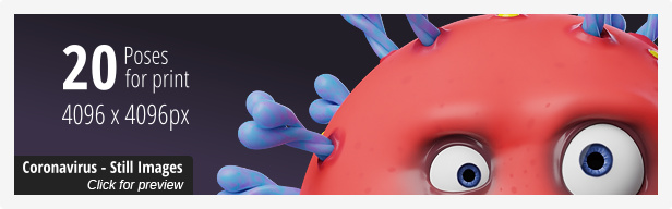 Coronavirus Character Animation DIY Kit - 2