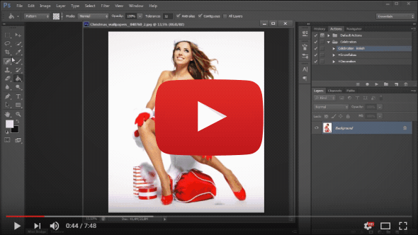 Celebration Photoshop Action - 1