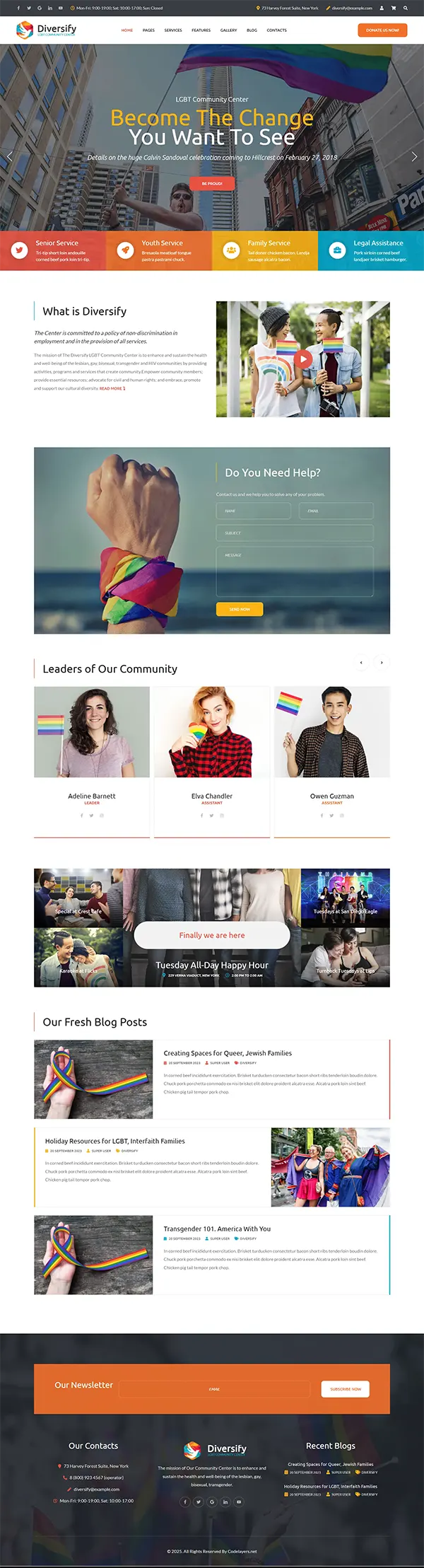 Diversify joomla template