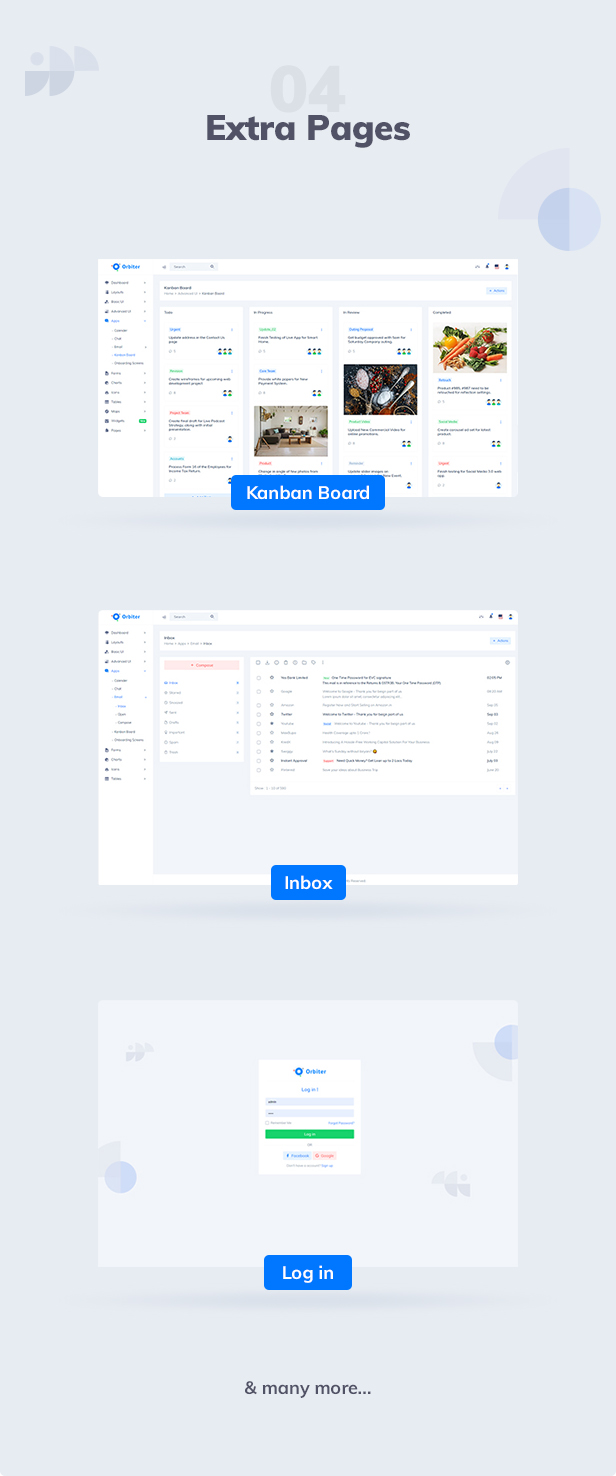 orbitor-minimal clean bootstrap 4 admin dashboard & ui kit