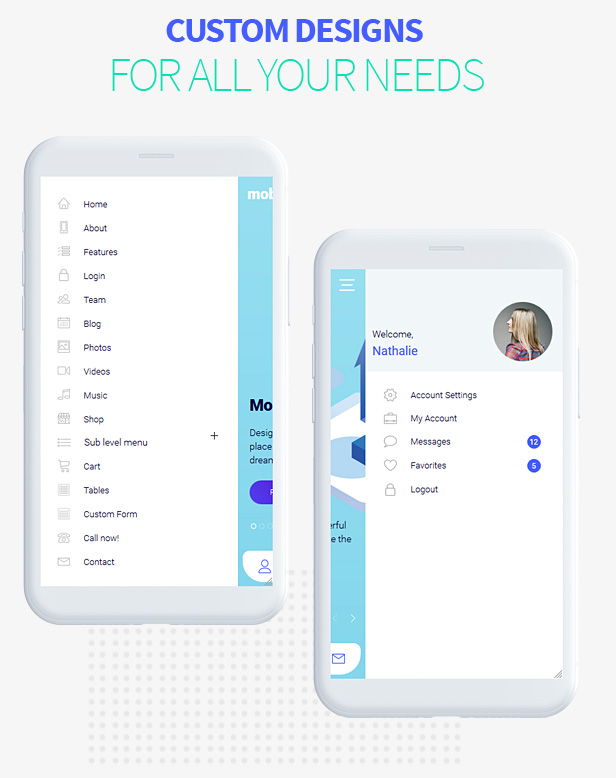 mobili Mobile Template