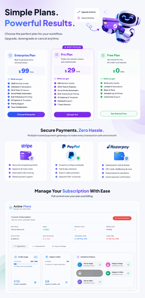 Reelease AI image and video generator with social media automation platform
