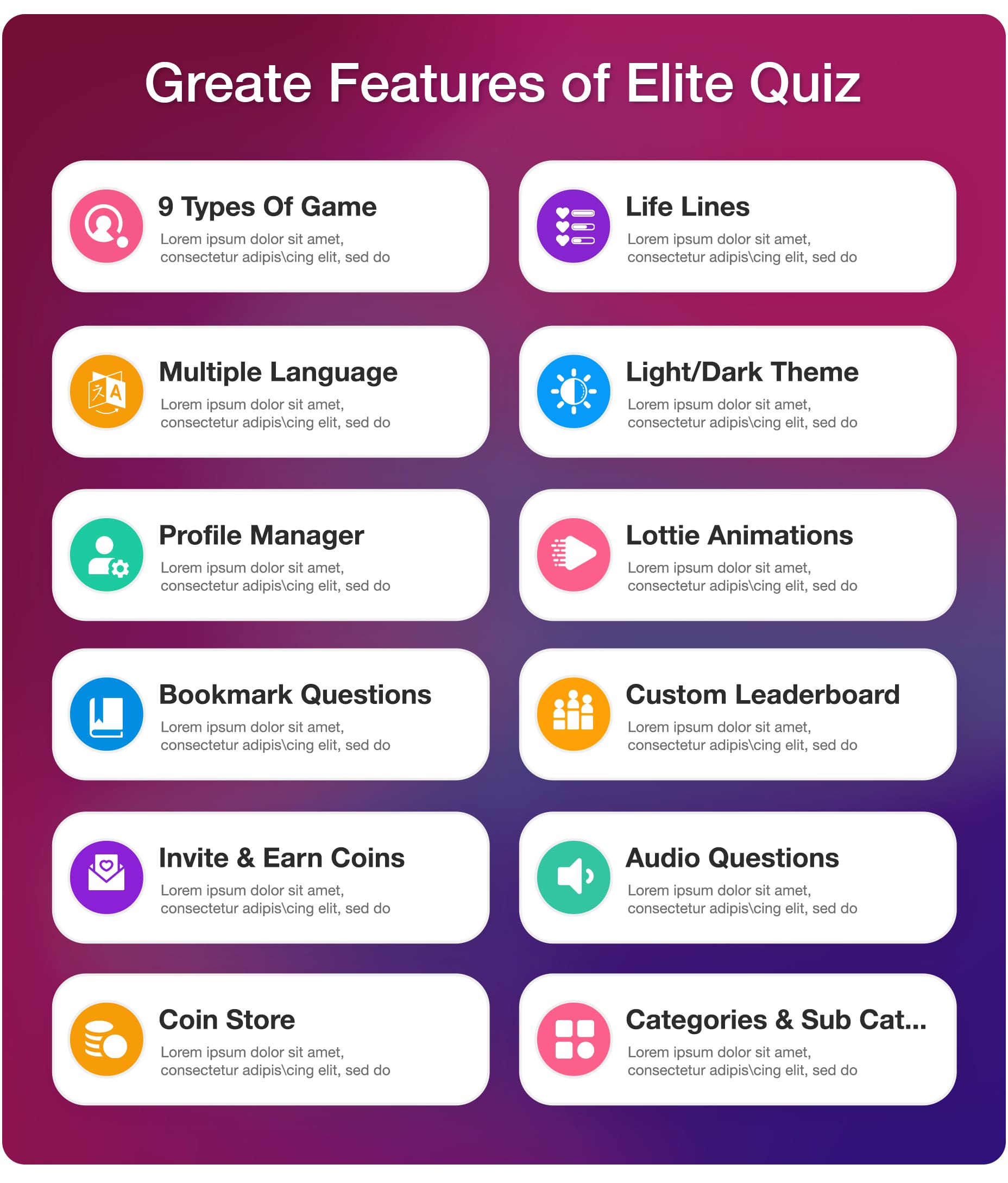 Elite Quiz - Trivia Quiz | Quiz Game - Flutter Full App + Admin Panel - 10